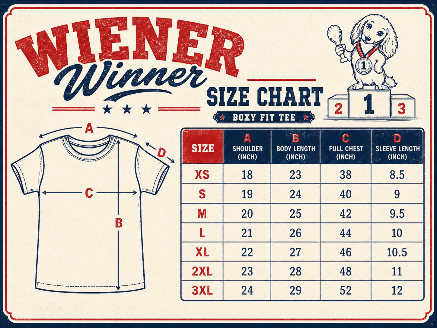 Wiener Winner Boxy-Fit Tee